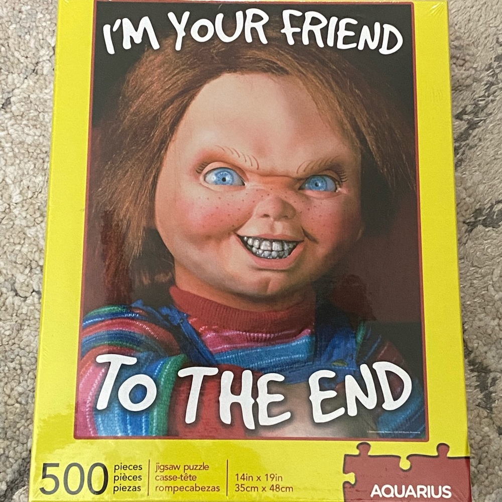 Chucky doll puzzle 🧩✨💙